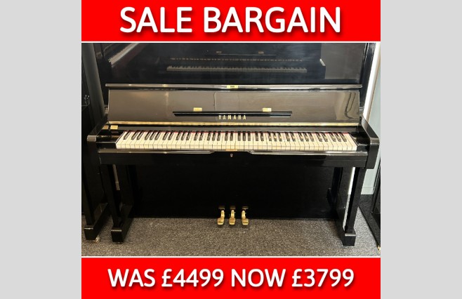 Yamaha Polished Ebony U3H Upright Piano, Used - All Inclusive Premium Package (SN:1852413) - Image 1